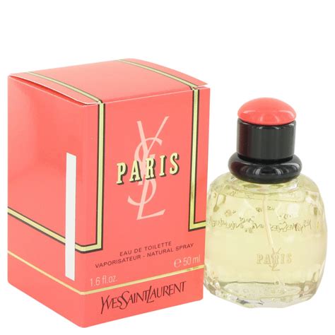 yves saint laurent paris eau de toilette 50ml spray|ysl paris perfume discontinued.